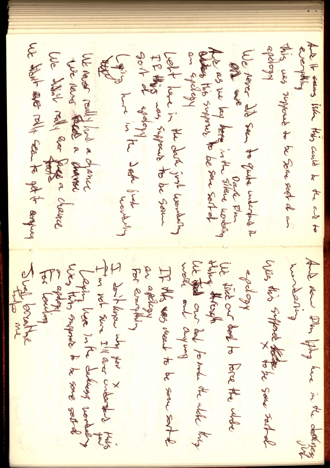 Nightlight Lyrics Sheet 12